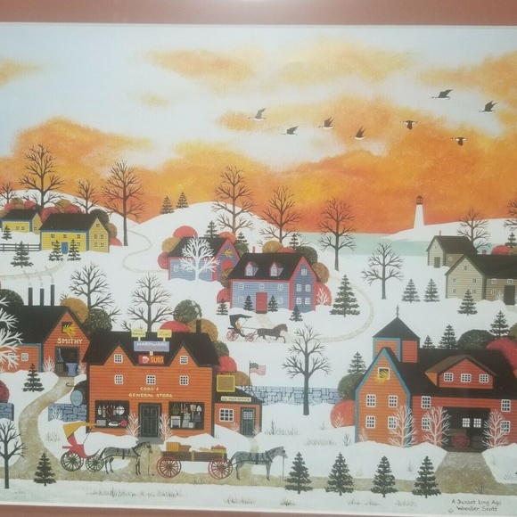 Jane Wooster Scott A Sunset Long Ago Framed - Picture 3 of 3